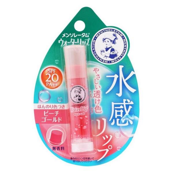 ロート製薬(株) メンソレータム ウォーターリップ ピーチゴールド 4.5g UVカット 無香料 (...