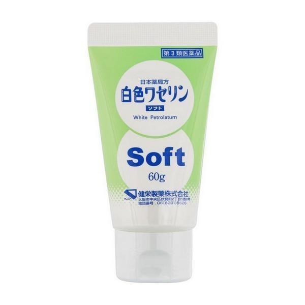【第3類医薬品】健栄製薬(株) 白色ワセリン [ソフト] 60g