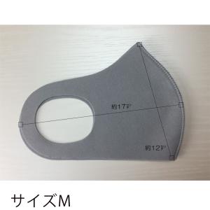 洗えるマスク グレー Mサイズ 薄手タイプ 1...の詳細画像1