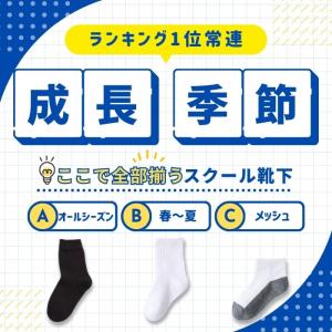 スクールソックス 5足組 子供 靴下 クルー ...の詳細画像1