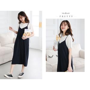 授乳Tシャツ& ワンピース セットアップ 2ピ...の詳細画像1