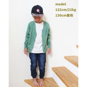カーディガン 綿100% 子供 Vネック キッ...の詳細画像3