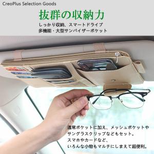 車 サンバイザーポケット ドライバーズポケット...の詳細画像1