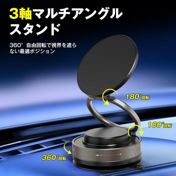 GT-R R35 magsafe 車載スマホホルダー 360°  高級合金素材 iPhone&amp;And...