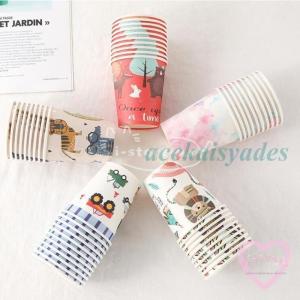 使い捨てカップ 250ml 耐熱紙コップ カップ 喫茶店 紙コップ コップ 業務用 100個 単品 断熱 誕生日 プレゼント パーティー