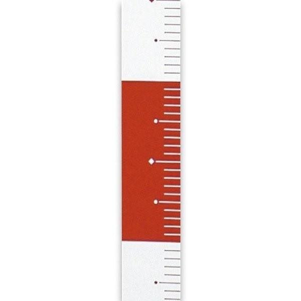 SK|TAIHEI 大平産業 エコロッド（丁張用テープ） 幅75mm x 25m 赤白20cm間隔 ...