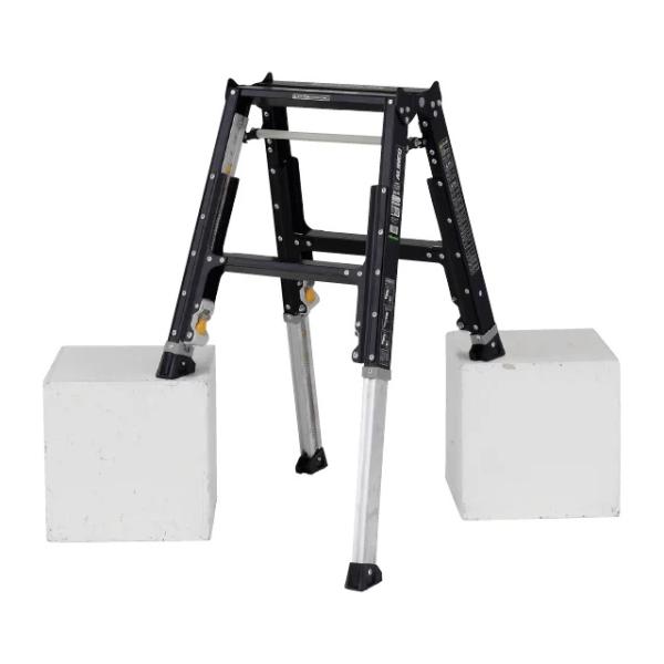 アルインコ 伸縮脚付専用脚立 KAB-90 天板高さ0.52-0.82m 質量4.9kg　ALINC...