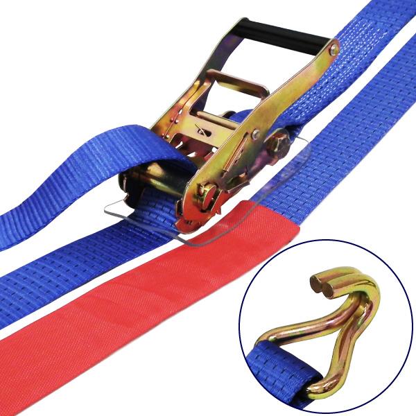 FREAK ラッシングベルト 青 Jフック2500kg 幅50mm 長さ1+7m フリーク 品番75...