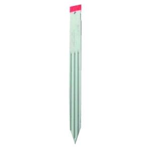 【1本よりバラ売り】 リプロ 仮杭 白（赤テープ付） 35×4×400mm 測量/土地家屋調査/プラスチック境界杭/地籍調査/プラ杭/境界杭