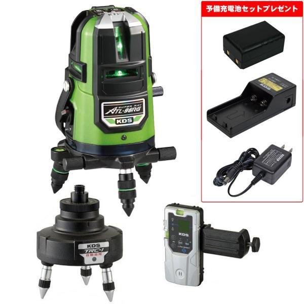 (予備充電池SETプレゼント) ムラテックKDS 高輝度グリーンレーザー墨出器 ATL-96RG T...