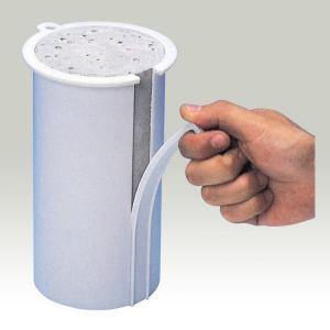 コンクリート供試体成形型枠 プラモールド （18本入） 125φx250mm
