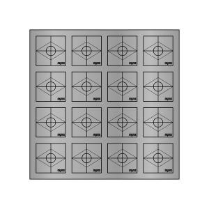 MYZOX マイゾックス 反射シート TT-S （47mm x 47mm 16枚） 粘着式 測量 測距 ミラー トータルステーション