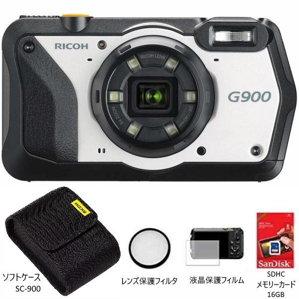 リコー RICOH G900 デジタルカメラ 通常モデル（ソフトケース・SDHCメモリーカード16G...