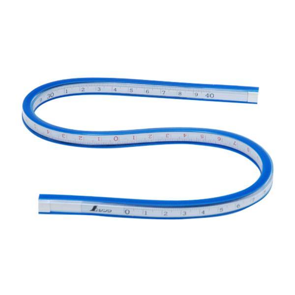 シンワ測定 74845 自在曲線定規 ４０cm 目盛付