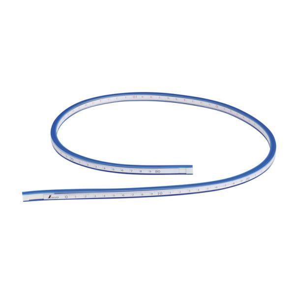 シンワ測定 74853 自在曲線定規 ８０cm 目盛付