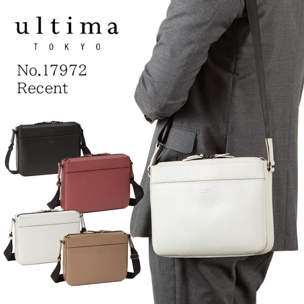 公式 ショルダーバッグ メンズ 横型 ultima tokyo ウルティマ トーキョー リーセント ...