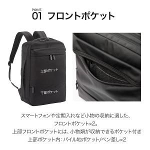 エース公式 ビジネスリュック B4 軽量 メン...の詳細画像3
