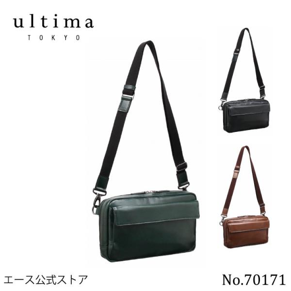 ショルダーバッグ メンズ ultima TOKYO ウルティマ トーキョー クロマ 革 牛革 カジュ...