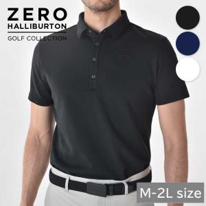 ゴルフウェア シャツ 半袖 モックネックシャツ ゼロハリバートン