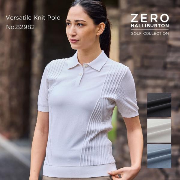 ZERO HALLIBURTON ゼロハリバートン ゴルフ ニットポロシャツ レディース ZHG-W...