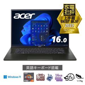 Acer公式 ノートパソコン Swift Edge SFA16-41-A76Z/K Windows 11 Pro 64ビット AMD Ryzen 7 PRO 16GB 1TB SSD 16.0インチ 4K OLED メーカー1年保証｜acerdirect