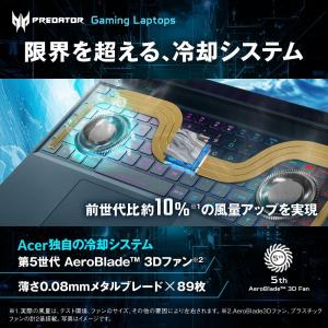 Acer ゲーミングノートパソコン Preda...の詳細画像4