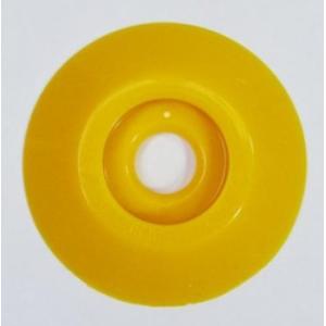 W303 コノエダブル No.3 黄   外径43mm×高さ3mm 測量用明示板 測量鋲 ポイント 標示板 土地家屋調査