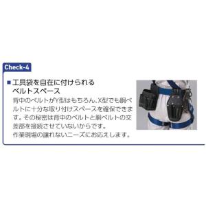 フルハーネス+ランヤードセット 新規格対応 墜...の詳細画像5