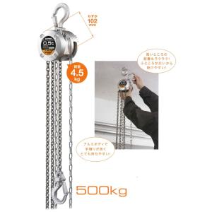新品未使用 キトー チェーンブロック　1t CX010L 2台セット dougu-ya_109570196