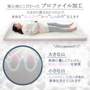 マットレス 三つ折り 高反発マットレス 折りた...の詳細画像2