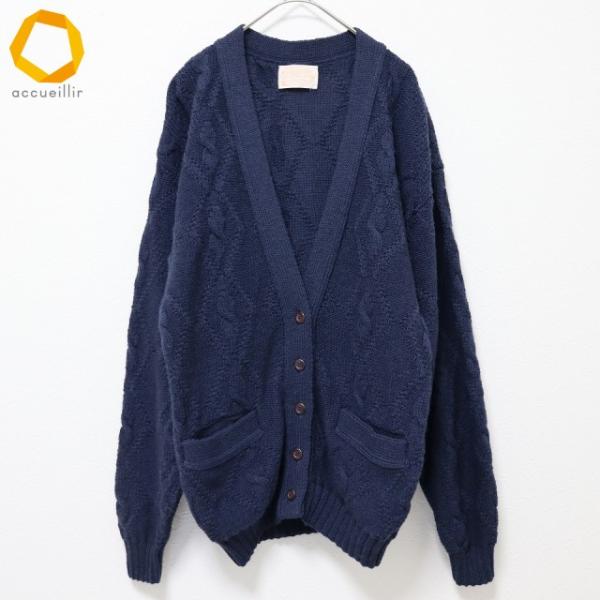 USA製 ペンドルトン PENDLETON ヴィンテージ ニット カーディガン Vネック レディース...