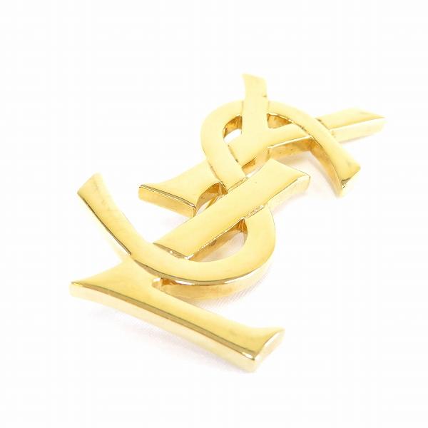 #ae イヴサンローラン YVES SAINT LAURENT YSL ブローチ カサンドラ ゴール...