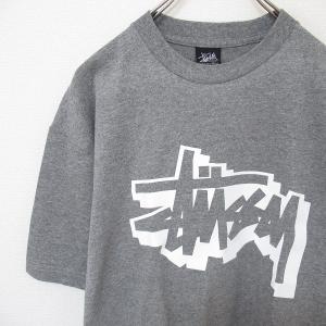 STUSSY ステューシー グラフィック Tシャツ CHUNK STOCK ロゴ カットソー s9026350ss