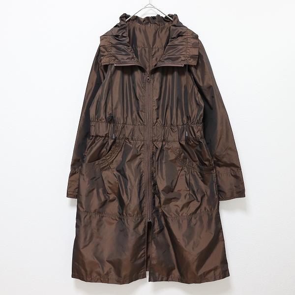 スペッチオ SPECCHIO コート ロング ナイロン ジップアップ x907174n
