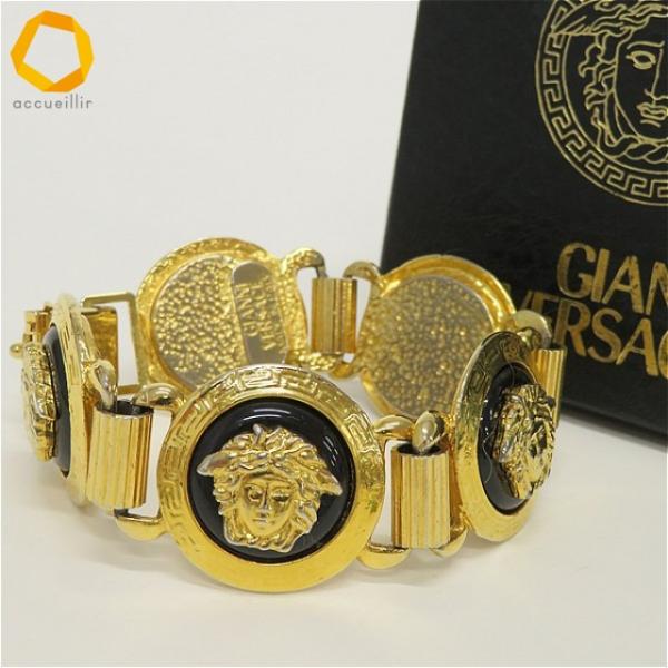 ジャンニヴェルサーチ GIANNIVERSACE ヴィンテージ メデューサ ブレスレット [z917...