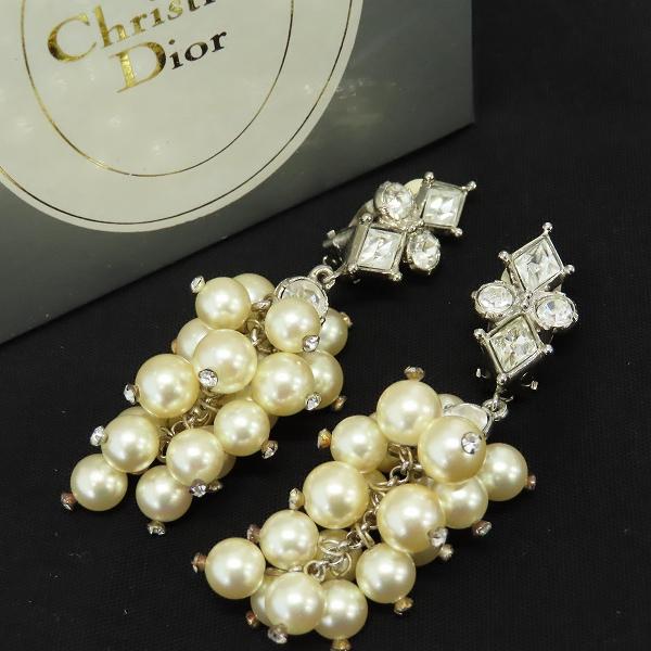 クリスチャンディオール ChristianDior ヴィンテージ イミテーション パール イヤリング...