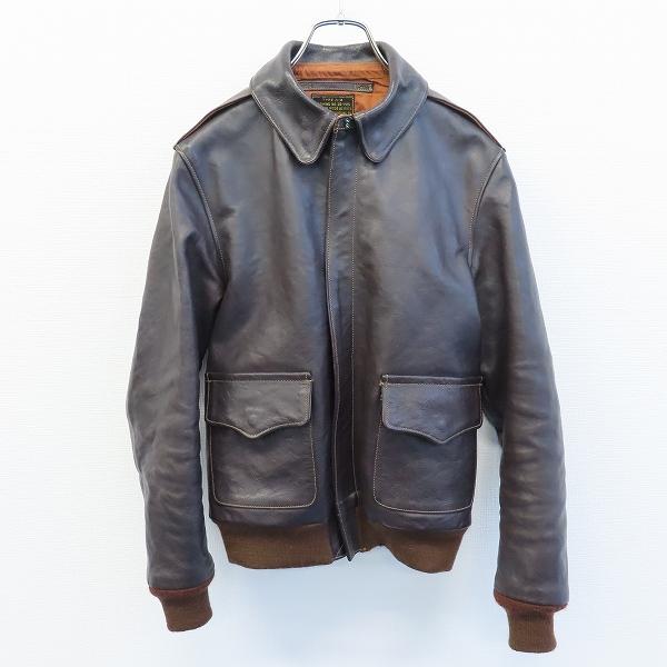 California MFG レインボーカントリー TYPE A-2 ラフウェア レザー フライトジ...