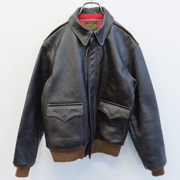 リアルマッコイズ REALMcCOY'S TYPE A-2 レザー フライトジャケット a93169...