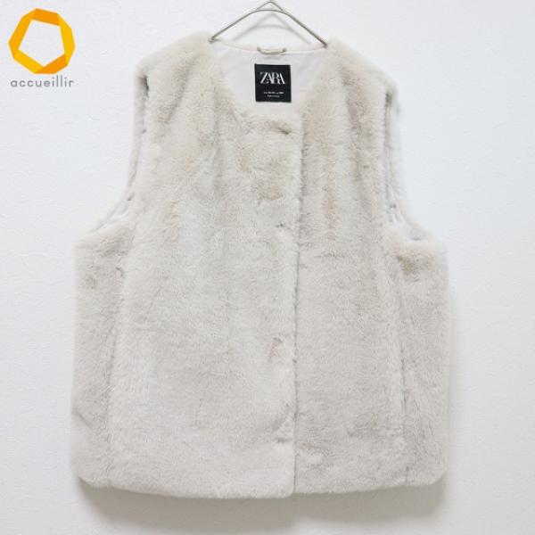 ザラ ZARA ベスト ジレ ボア エコファー [x941601n]
