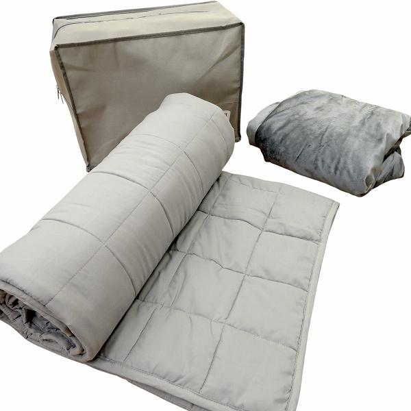 #ae ウェザリージャパン SUMIMIN ウェイトブランケット 5kg 炭眠 安眠 快眠 睡眠対策...