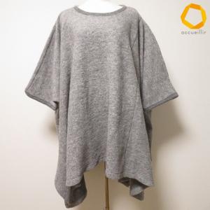 #wnc グラウンド ワイ Ground Y YohjiYamamoto ニット セーター チュニック 3 グレー 半袖 ドルマン 変形 ユニセックス [1003856]