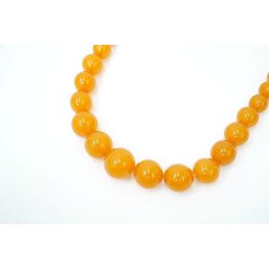 Georg Jensen ジョージジェンセン ネックレス 琥珀 コハク