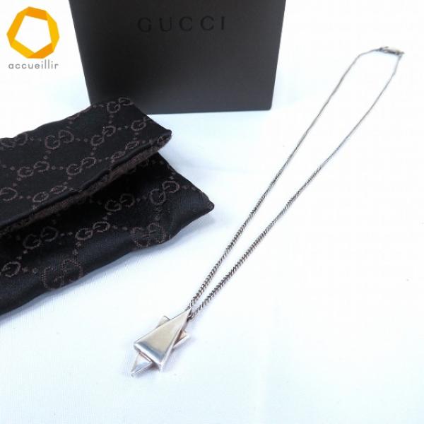 #ae グッチ GUCCI ネックレス スターオブダビデ ペンダント シルバー 925 silver...