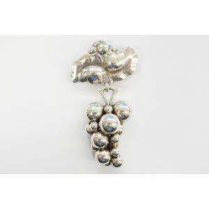 ジョージジェンセン Georg Jensen ムーンライト グレープ ブローチ