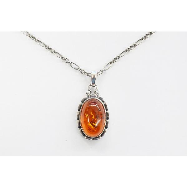 #anza ジョージジェンセン GEORGJENSEN ネックレス 2001 アンバー SV925 ...