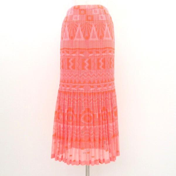 #apc プリーツプリーズ イッセイミヤケ PLEATSPLEASE スカート 3 レース メッシュ...
