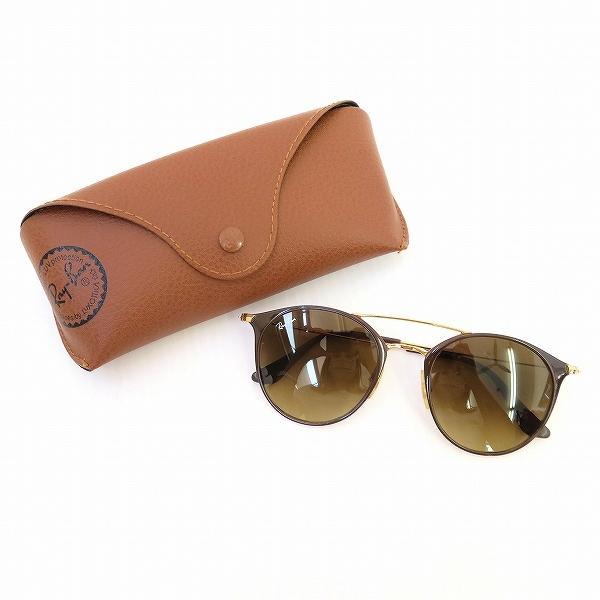 #anzg レイバン RayBan サングラス 49□20 140 RB3546 ダブルブリッジ 茶...