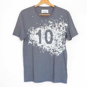 #snc マルタンマルジェラ MARTINMARGIELA 10 Tシャツ 46 グレー 半袖 イタリア製 美品 メンズ [710746]｜acil