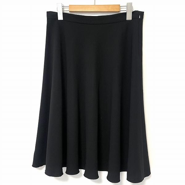 #anc  マックスマーラ Maxmara スカート フレア  黒 レディース [735363]