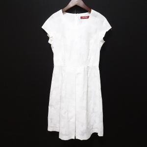 Max Mara（マックスマーラ） 美品 白タグ ワンピース Vネック 7分袖